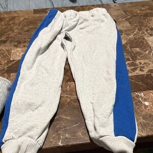 Marvel Kids Gray and Blue Sweatpants and sweatshirt